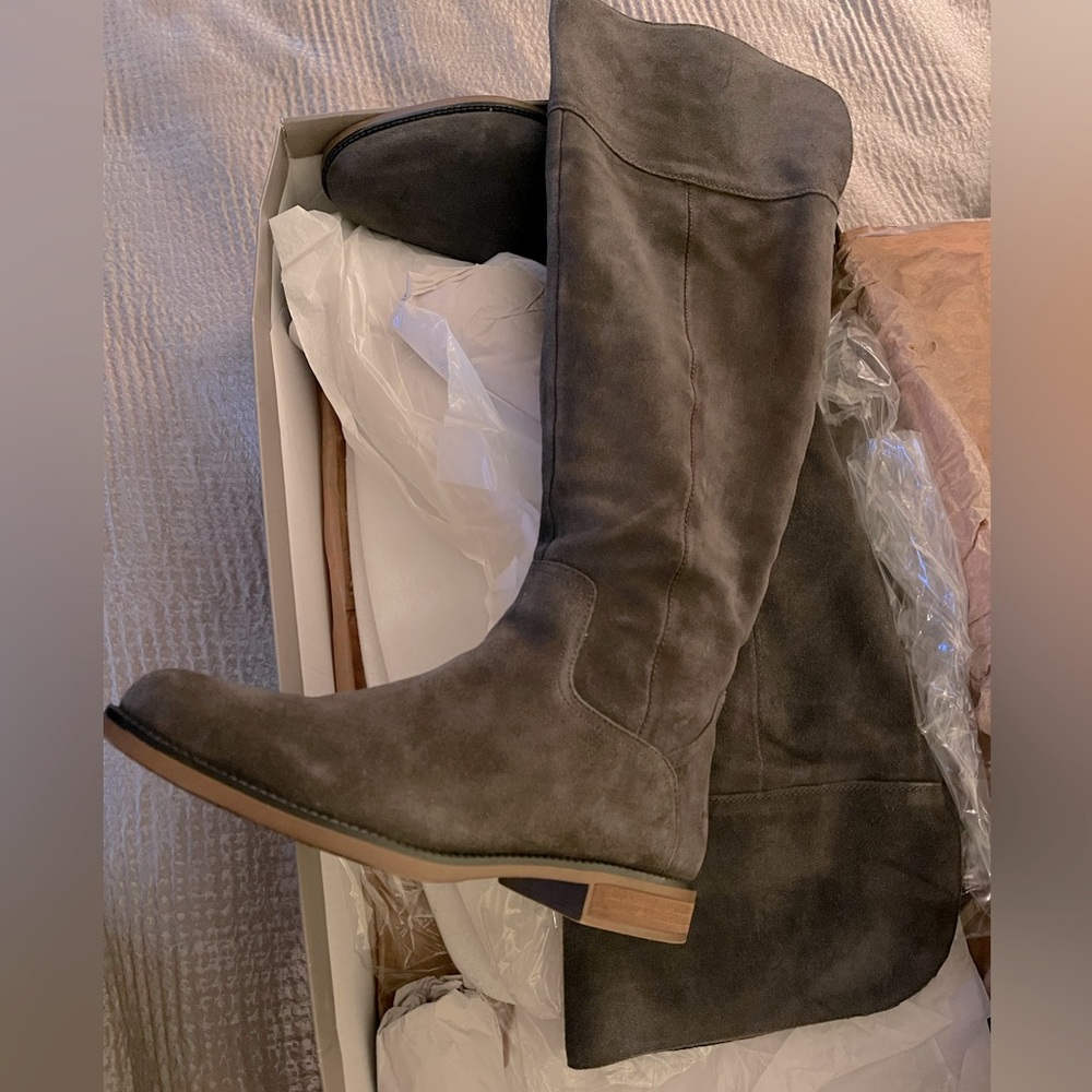 Franco Sarto Suede Knee High Boots